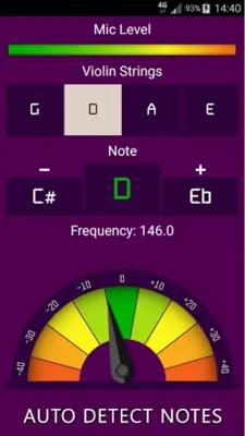 Violin Tuner android App screenshot 2