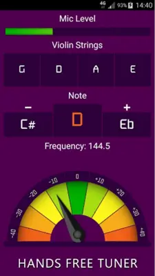 Violin Tuner android App screenshot 3